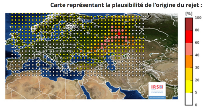 Le Ruthénium radioactif proviendrait du traitement de combustible irradié en Russie