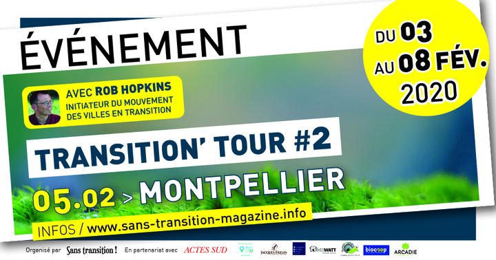 Rob Hopkins en conférence à Montpellier (Hérault)