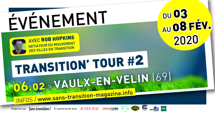 Rob Hopkins en conférence à Vaulx-en-Velin (métropole de Lyon)