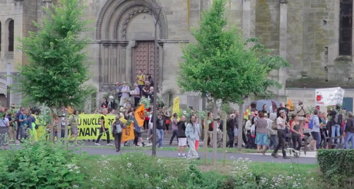 <span class="caps">VIDEO</span> - Les manifestants de Bar-le-Duc contre les déchets nucléaires rejettent le débat public