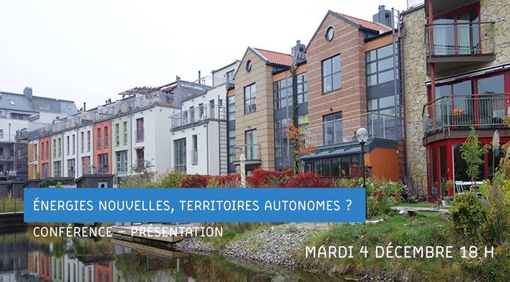«<small class="fine d-inline"> </small>Énergies nouvelles, territoires autonomes<small class="fine d-inline"> </small>?<small class="fine d-inline"> </small>» Présentation d'ouvrage, à Paris