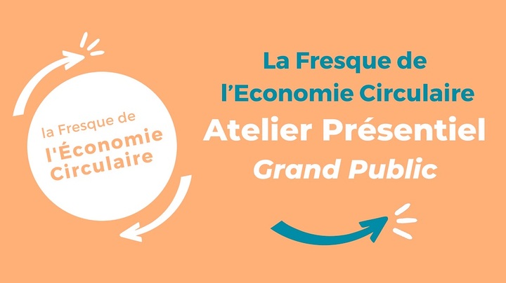 Fresque de l'économie circulaire, à Paris
