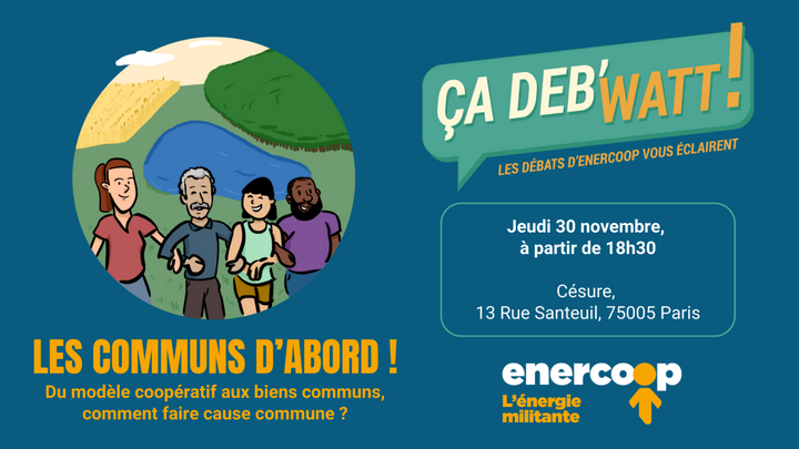Les communs d'abord, débat à Paris