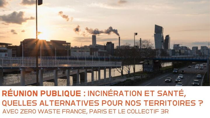 «<small class="fine d-inline"> </small>Incinération et santé, quelles alternatives pour nos territoires<small class="fine d-inline"> </small>», réunion publique à Paris