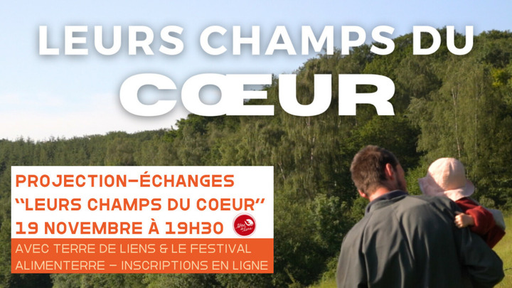 «<small class="fine d-inline"> </small>Leurs champs du cœur<small class="fine d-inline"> </small>», projection-débat à Paris