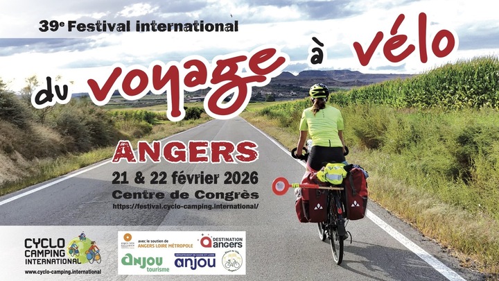 «<small class="fine d-inline"> </small>Festival international du voyage à vélo<small class="fine d-inline"> </small>», à Angers (Maine-et-Loire)