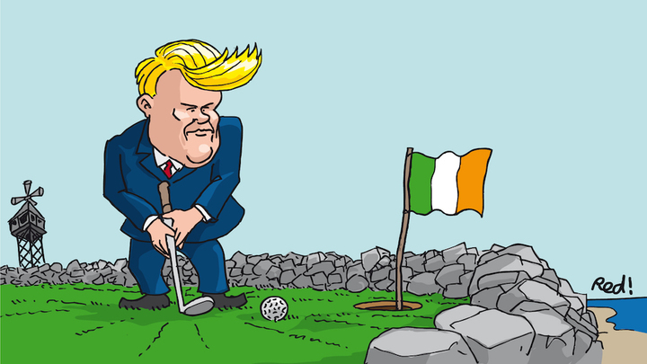 Donald Trump renonce à construire en Irlande un mur contre la montée des eaux