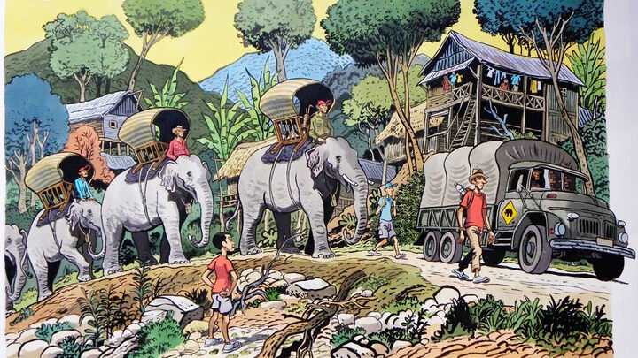 La longue marche des éléphants