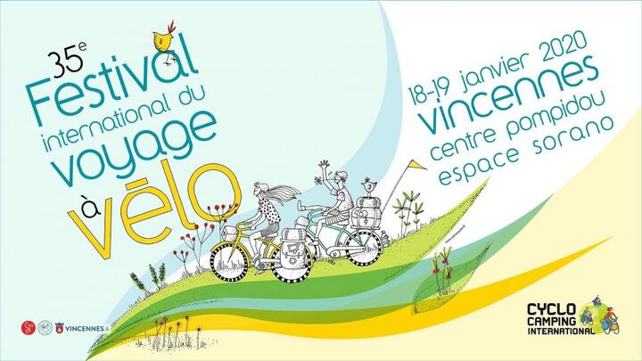 35<sup class="typo_exposants">e</sup> Festival international du voyage à vélo, à Vincennes (Val-de-Marne)