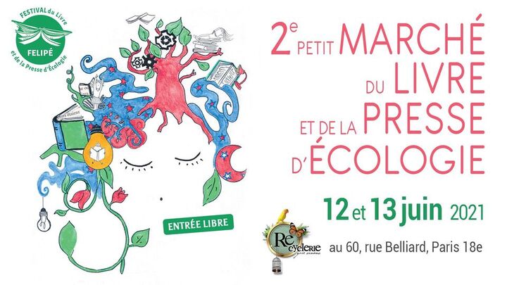 Petit marché du livre de la presse d'écologie, à Paris