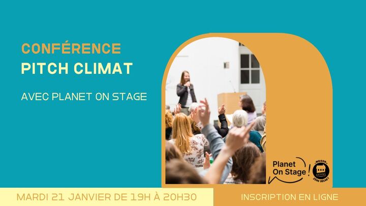 «<small class="fine d-inline"> </small>Pitch climat<small class="fine d-inline"> </small>», soirée d'échange à Paris