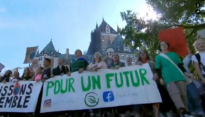 Des manifestations géantes pour le climat au Québec et en Suisse