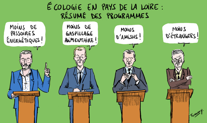  Aux régionales, cinq nuances de vert en Pays de la Loire