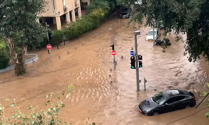 Inondations record en Israël