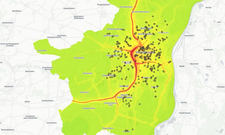 À Strasbourg, un tiers des écoles et crèches sont cernées par la pollution de l'air