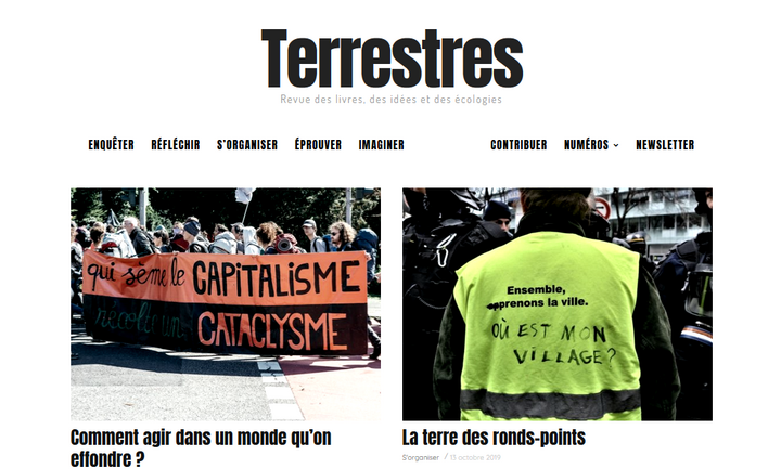 Lubrizol, Greta Thunberg, Lévi-Strauss... Le n°8 de Terrestres est en ligne