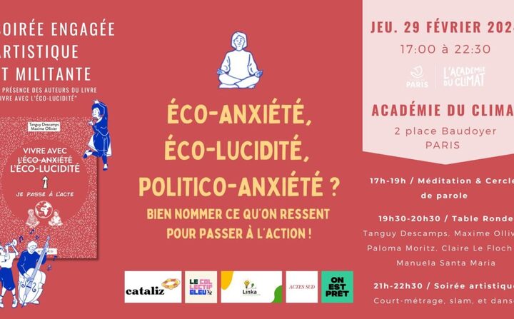 Soirée militante et artistique sur l'écoanxiété, à Paris