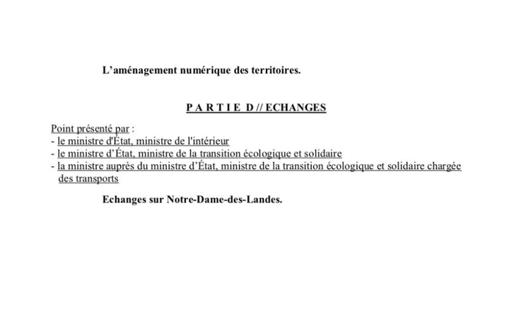 Notre-Dame-des-Landes à l'ordre du jour du Conseil des ministres