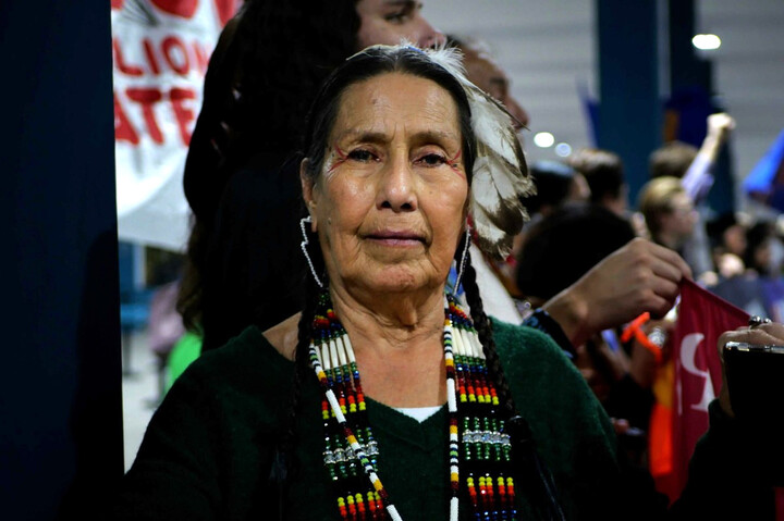 À la <span class="caps">COP29</span>, la voix d'une autochtone étasunienne contre l'industrie fossile