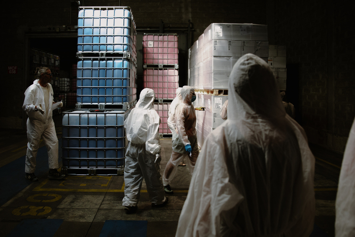 Des militants infiltrent une usine du chimiste <span class="caps">BASF</span> et finissent à la gendarmerie