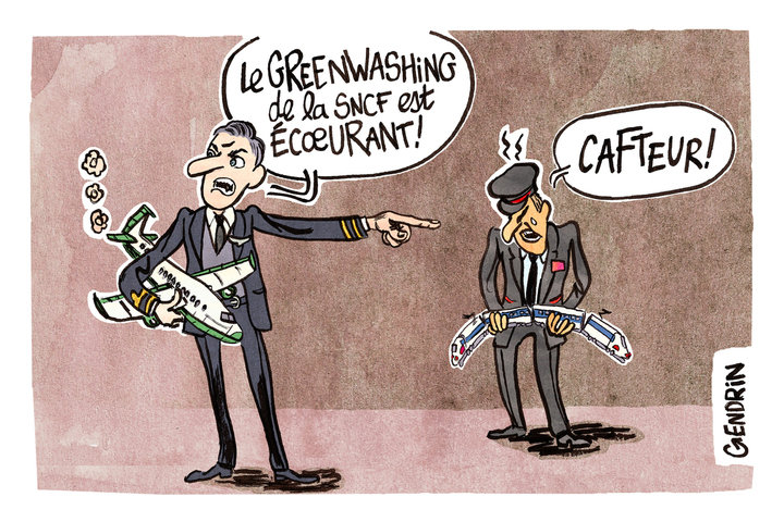 Le lobby aérien inflige une leçon d'écologie aux <span class="caps">TGV</span>