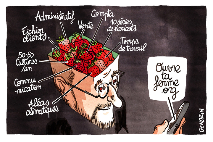 Il a quitté le «<small class="fine d-inline"> </small>monde capitaliste<small class="fine d-inline"> </small>» pour créer un site gratuit pour les maraîchers bio