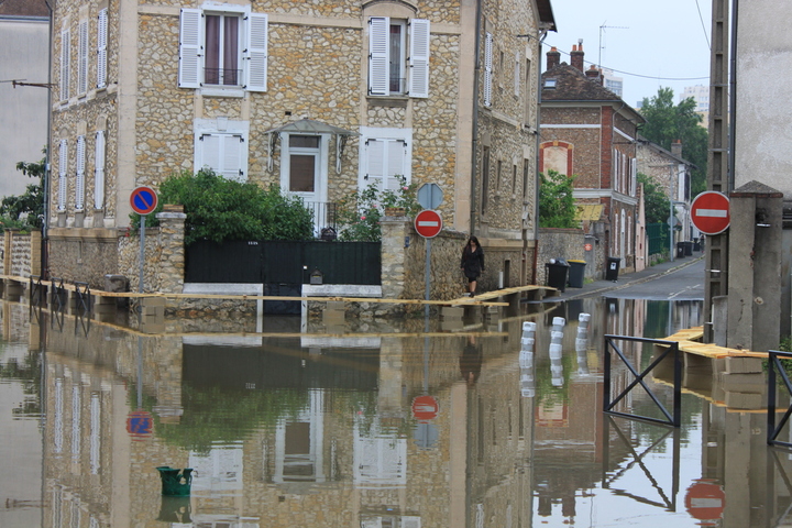 1 million d'habitants sous l'eau en cas de crue en Île-de-France