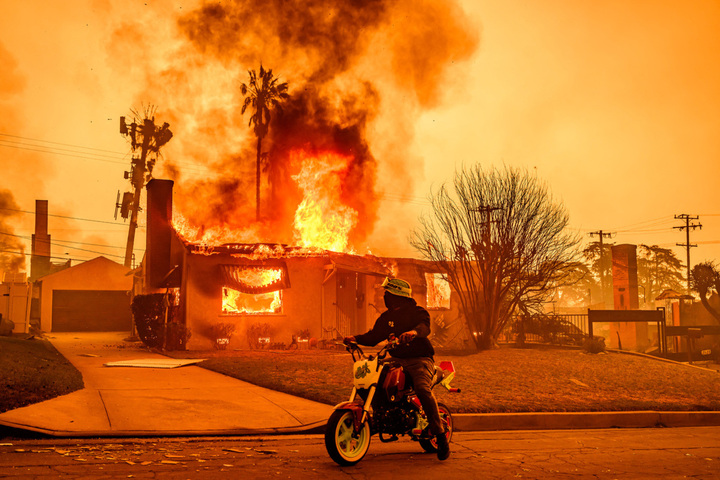 Incendies : les images de Los Angeles en feu