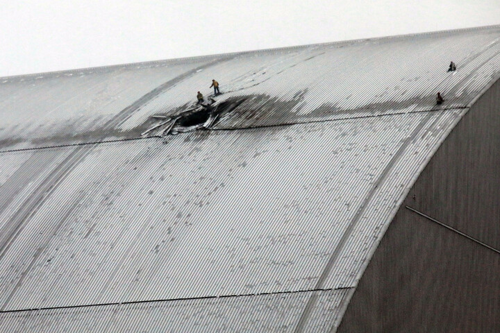 Incident à Tchernobyl : la coque percée, mais «<small class="fine d-inline"> </small>aucune fuite<small class="fine d-inline"> </small>» significative