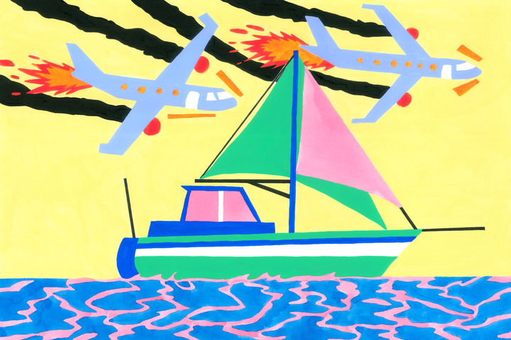 Terminé l'avion<small class="fine d-inline"> </small>! Ils iront à la <span class="caps">COP30</span> à la voile