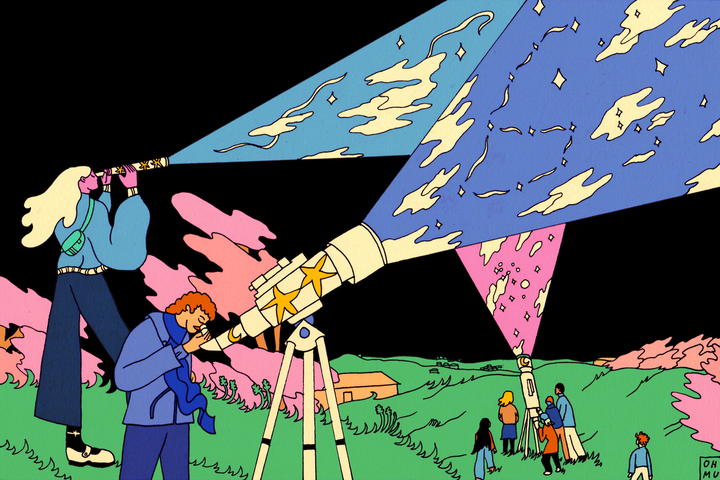 Une nuit sous les étoiles, dans un observatoire fait maison