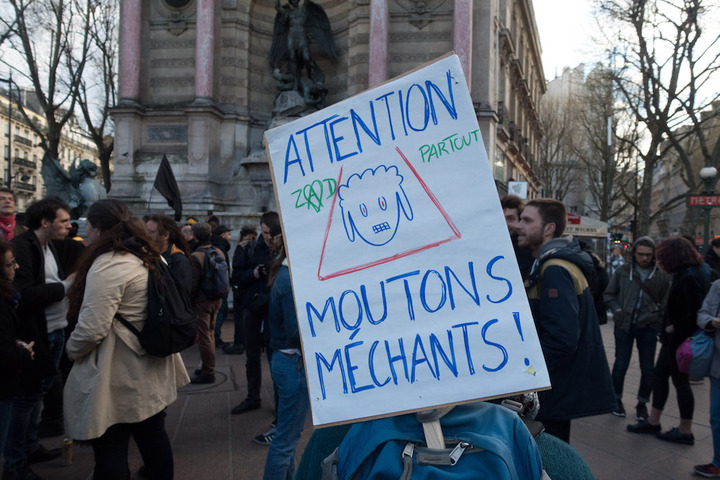 «<small class="fine d-inline"> </small>Contre l'invasion militaire d'un État destructeur<small class="fine d-inline"> </small>», les soutiens des zadistes se sont retrouvés à Paris 