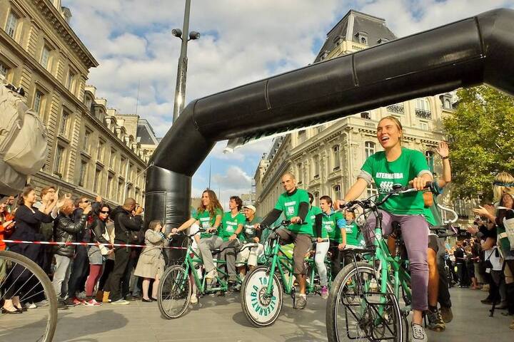 Les cyclistes d'Alternatiba s'élancent pour un tour de France alternatif