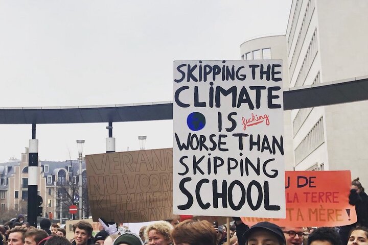 35.000 étudiants manifestent en Belgique pour le climat