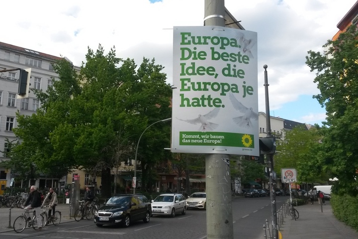 Les Verts allemands pourraient arriver deuxième de l'élection européenne 