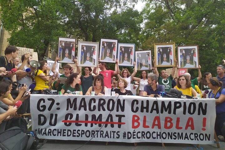 Les décrocheurs de portraits de Macron face à la justice