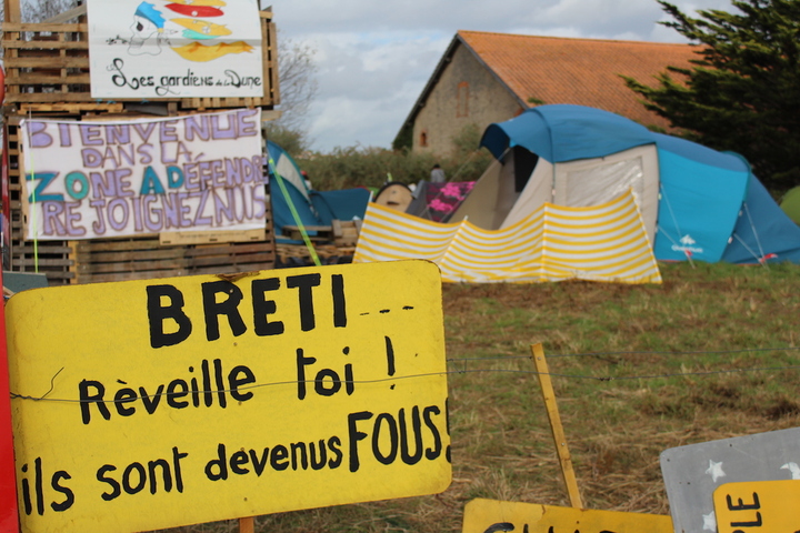 À Brétignolles, une Zad contre le projet de port de plaisance