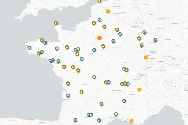 Une «<small class="fine d-inline"> </small>carte des colères au travail<small class="fine d-inline"> </small>» recense les mobilisations depuis le début de la pandémie