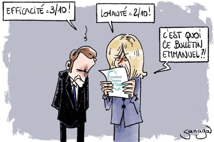 Macron et le climat : 3,3 sur 10, selon la Convention citoyenne