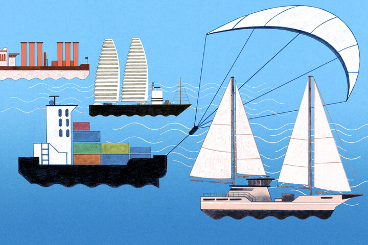 Cerfs-volants, cargos à voiles… Les bateaux du futur, c'est pour bientôt
