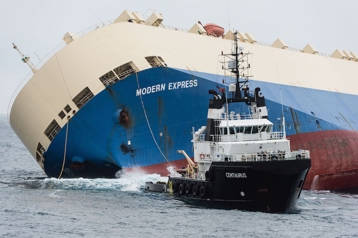 Le Modern Express est le symptôme dangereux du gigantisme maritime