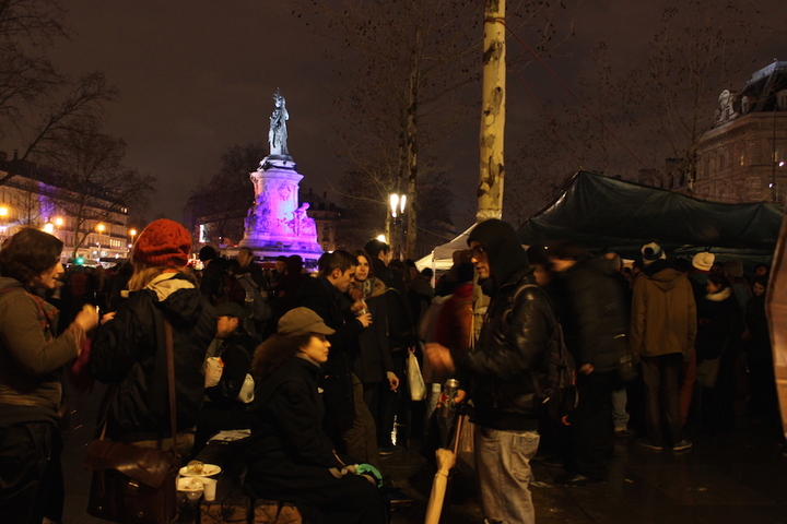 La manifestation sur le travail a continué avec La Nuit debout