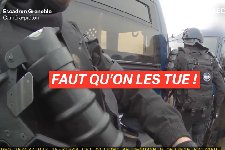 «<small class="fine d-inline"> </small>Faut qu'on les tue<small class="fine d-inline"> </small>» : les vidéos des gendarmes à Sainte-Soline révélées par Mediapart et Libération