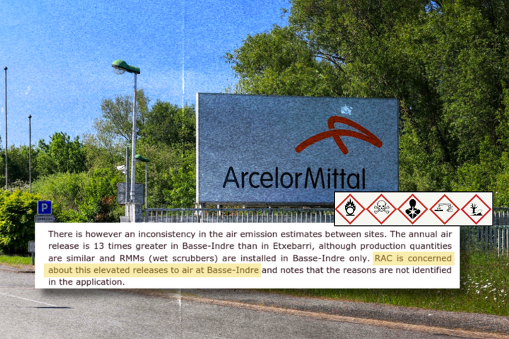 Une usine d'ArcelorMittal émet des vapeurs toxiques sans que ses voisins n'en soient informés