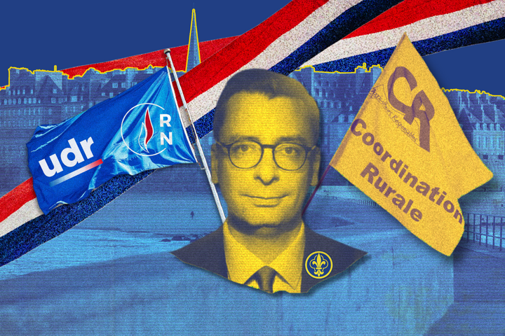 À Saint-Malo, le candidat <span class="caps">RN</span> proche de l'Action française est aussi salarié de la Coordination rurale