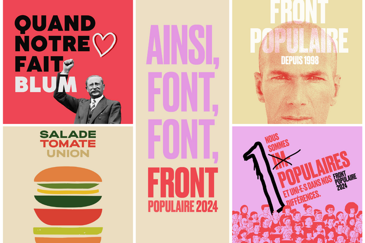 Zizou, Abbé Pierre… Ces drôles d'affiches pour soutenir le Front populaire