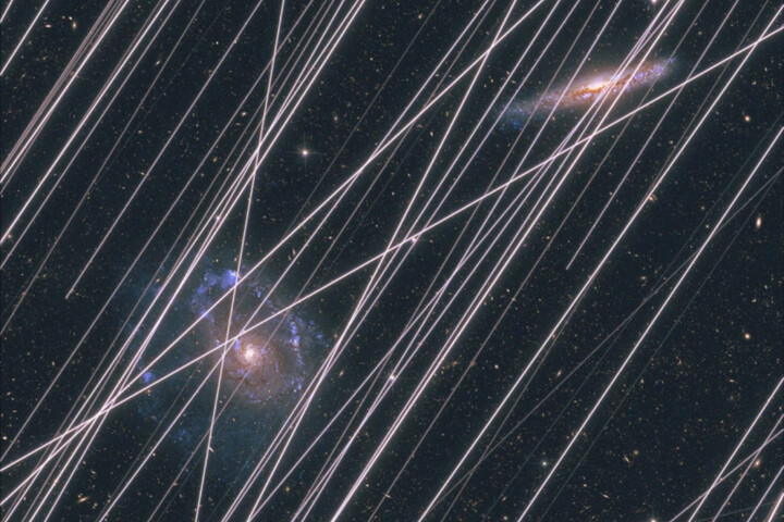 Les images du cosmos sont de plus en plus ravagées par les satellites 