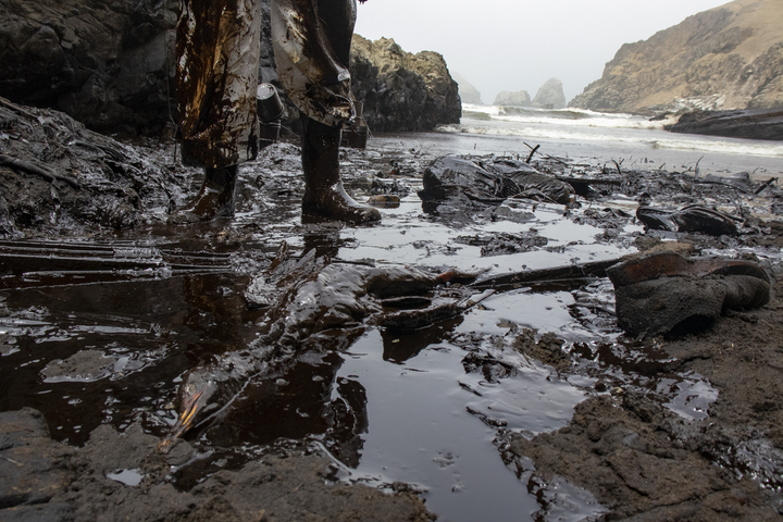 Marée noire en Russie : au moins 30 km de plages pollués