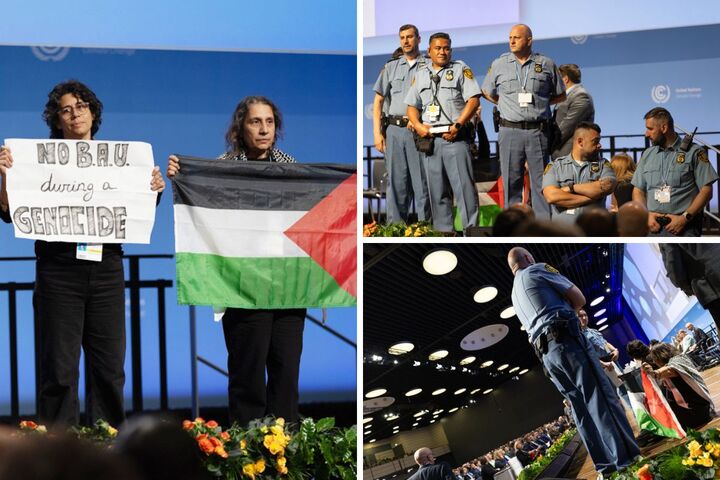 Climat : 2 activistes exclues d'un sommet de l'<span class="caps">ONU</span> pour leur soutien à la Palestine