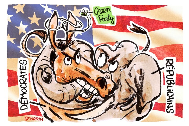Aux États-Unis, le Parti vert est le grand défavorisé du système